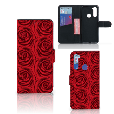 Xiaomi Redmi Note 8T Hoesje Red Roses