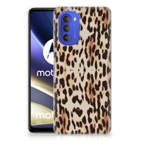 Motorola Moto G51 5G TPU Hoesje Leopard - thumbnail