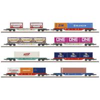 Märklin 82641 Z 8-delige set containervervoer - thumbnail