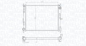 Radiateur MAGNETI MARELLI, u.a. für Renault, Nissan