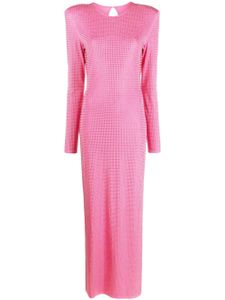 ROTATE BIRGER CHRISTENSEN robe strassée à dos ouvert - Rose