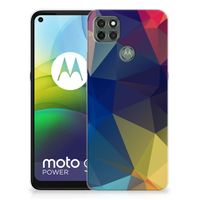 Motorola Moto G9 Power TPU Hoesje Polygon Dark