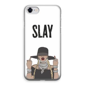 Slay All Day: iPhone 8 Transparant Hoesje