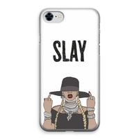 Slay All Day: iPhone 8 Transparant Hoesje - thumbnail