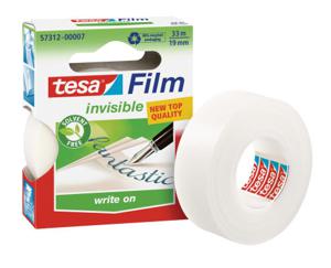 tesa Klebefilm tesafilm® invisible 57312-00008-02 tesafilm Invisible Transparant (l x b) 33 m x 19 mm 1 stuk(s)