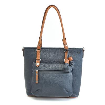 Berba Schoudertas/Shopper met Clutch Chamonix Navy Blauw
