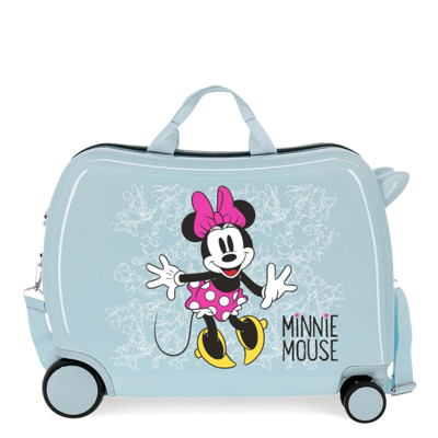 Disney Rolling Suitcase 4 Wheels Enjoy The Day Minnie Mouse Light Grey Disney Rolling Suitcase 4 Wheels Enjoy The Day Minnie Mouse Light Grey