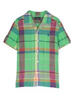 Ralph Lauren Kids chemise à carreaux - Vert