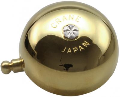 Crane fietsbel Karen 50 cm messing goud Crane fietsbel Karen 50 cm messing goud