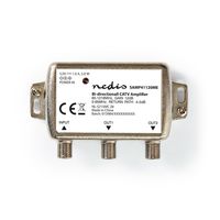 Nedis CATV-Versterker | 12 dB | 85-1218 MHz | Zilver | 1 stuks - SAMP41120ME SAMP41120ME - thumbnail