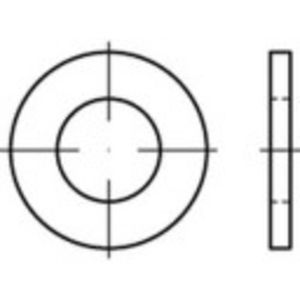 Onderlegringen 25 mm 44 mm Staal Galvanisch verzinkt 100 stuk(s) TOOLCRAFT 147822