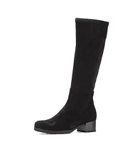 Gabor Klassieke dameslaarzen, dameslaarzen, uitneembaar voetbed, Zwart 47, 38.5 EU