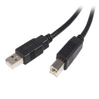StarTech.com USB2HAB3M USB 2.0 A-naar-B-kabel (3 m, St/St) zwart