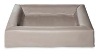 Bia bed kunstleer hoes hondenmand taupe bia-4 85x70x15 cm