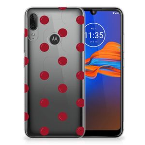 Motorola Moto E6 Plus Siliconen Case Cherries