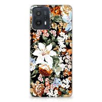 TPU Case voor Motorola Moto G23 | G13 Dark Flowers - thumbnail