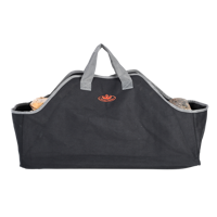 Esschert Design zwarte haardbloktas