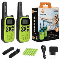 Draagbare radiozender PMR PNI Decross DC44, 446MHz, 0.5W, 16CH, 800mAh NiMH, set van 2 stuks