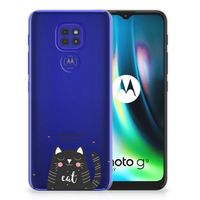 Motorola Moto G9 Play | E7 Plus Telefoonhoesje met Naam Cat Good Day