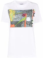 Kenzo t-shirt à imprimé graphique - Blanc