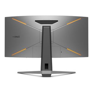 BenQ MOBIUZ EX3410R LED-monitor Energielabel F (A - G) 86.4 cm (34 inch) 3440 x 1440 Pixel 21:9 2 ms HDMI, Hoofdtelefoon (3.5 mm jackplug), DisplayPort, USB