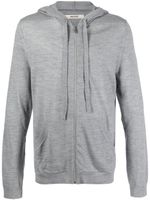 Zadig&Voltaire hoodie zippé à lien de resserrage - Gris - thumbnail