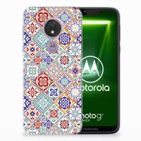 Motorola Moto G7 Power TPU Siliconen Hoesje Tiles Color