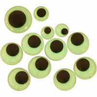 Wiebel oogjes glow in the dark 30 stuks   -