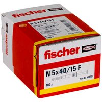 Fischer 513737 schroefanker & muurplug 100 stuk(s) Schroef- & muurplugset 40 mm - thumbnail