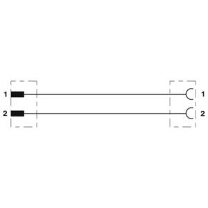 Phoenix Contact 1410760 Sensor/actuator aansluitkabel Aantal polen (sensoren): 2 1.50 m 1 stuk(s)