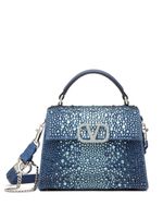 Valentino Garavani mini sac porté épaule VSling à ornements - Bleu