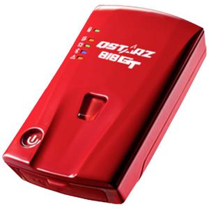 Qstarz BL-818GT GPS-ontvanger Voertuigtracker Rood