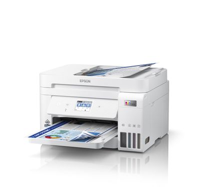 Epson EcoTank ET-4856 Multifunctionele printer Inkjet Kleur A4 Printen, scannen, kopiëren, faxen ADF, Duplex, LAN, Inktbijvulsysteem, USB, WiFi