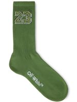 Off-White chaussettes 23 Bandana en intarsia - Vert - thumbnail