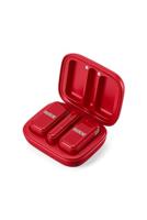 RØDE Wireless Micro - Compact draadloze microfoon, twee microfoons met oplaadcase voor smartphone-inhoudcreatie - USB-C, rood