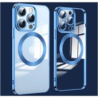 iPhone 14 Pro Max Magnetic Hybrid Case - Navy Blue - thumbnail