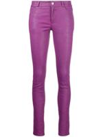 Zadig&Voltaire Leren broek - Paars