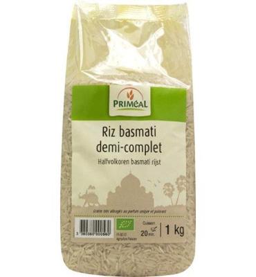 Primeal Halfvolkoren Basmati Rijst Bio (1000g) Primeal Halfvolkoren Basmati Rijst Bio (1000g)