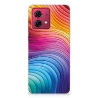 TPU Hoesje voor Motorola Moto G84 Regenboog - thumbnail