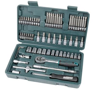 Brüder Mannesmann M29165 Dopsleutelset Metrisch 1/4 (6.3 mm) 65-delig