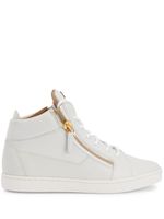 Giuseppe Zanotti baskets Nicki en cuir - Gris