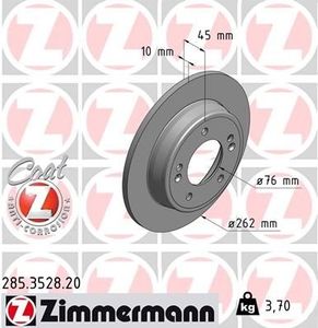 Remschijf Coat Z 285352820