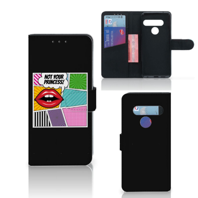 LG G8s Thinq Wallet Case met Pasjes Popart Princess