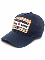 DSQUARED2 casquette à patch logo - Bleu