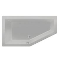 Ligbad Inbouw Xenz Society 160 Vijfhoek Rechts 90x160x50cm Acryl Cement Mat met Poten