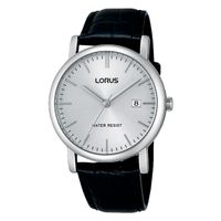 Lorus RG839CX5 Horloge staal-leder zilverkleurig-zwart 37,5 mm - thumbnail