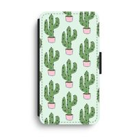 Cactus Lover: iPhone XS Max Flip Hoesje - thumbnail