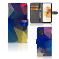 Motorola Moto G73 Book Case Polygon Dark