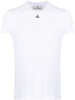 Vivienne Westwood chemise en coton à logo brodé - Blanc