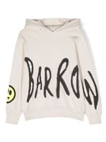 Barrow kids hoodie en coton à logo imprimé - Tons neutres